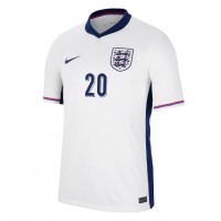 Camiseta Inglaterra Jarrod Bowen #20 Primera Equipación Eurocopa 2024 manga corta